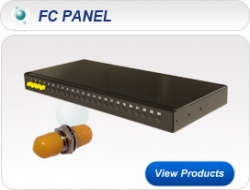 FC 1U 19” Singlemode Fixed Patch Panel